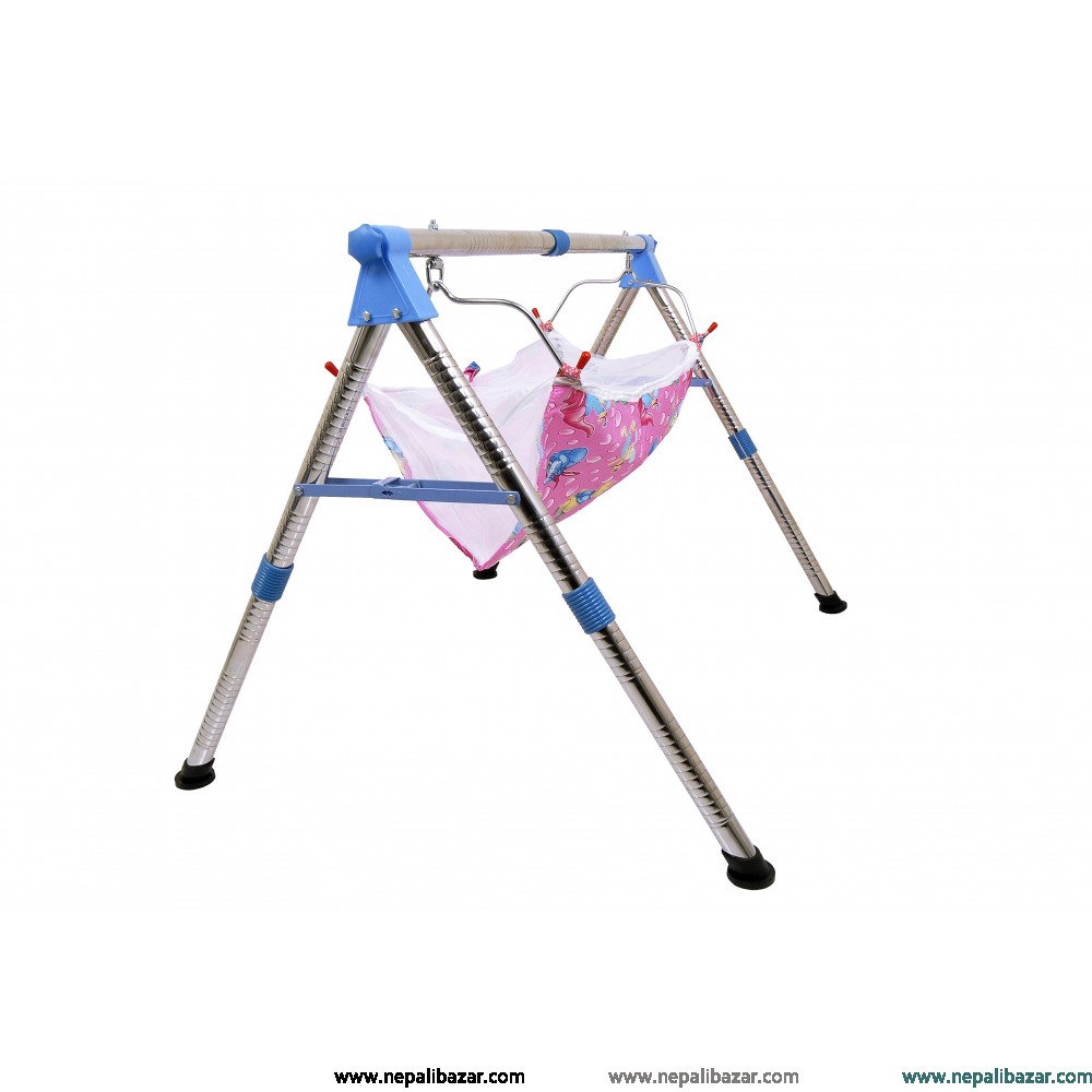 STAINLESS STEEL FOLDING BABY CRADLE
