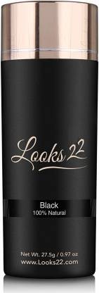 looks 22 hair building fiber black