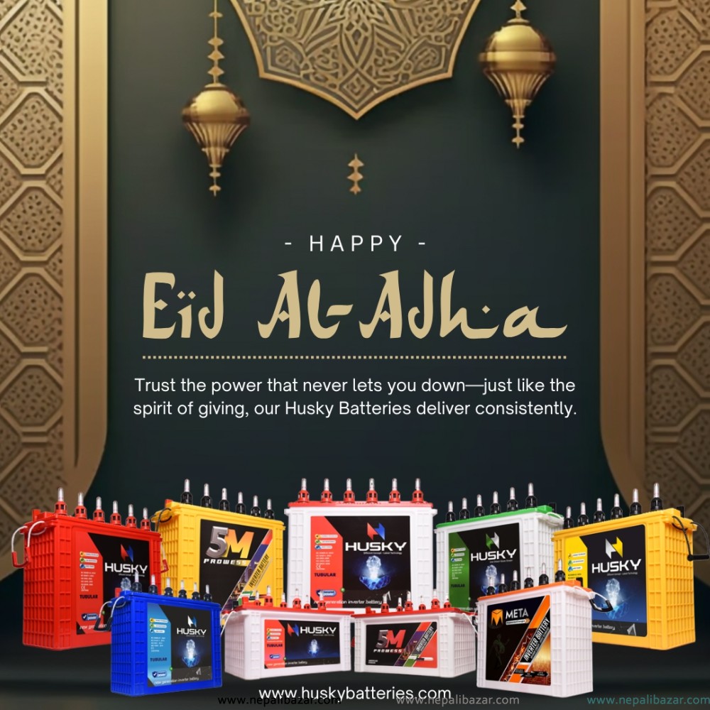 HUSKY TALL TUBULAR BATTERY