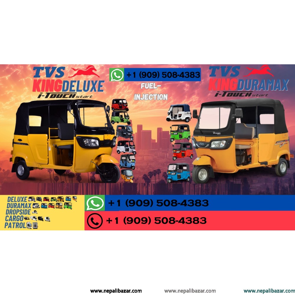 Wholesale Suppliers of Bajaj, TVS King Tricycle 